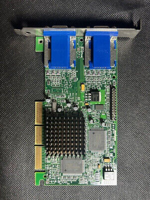 Matrox 971-0302 Dual VGA AGP Video Card - Enhanced Graphics-Ram Automations