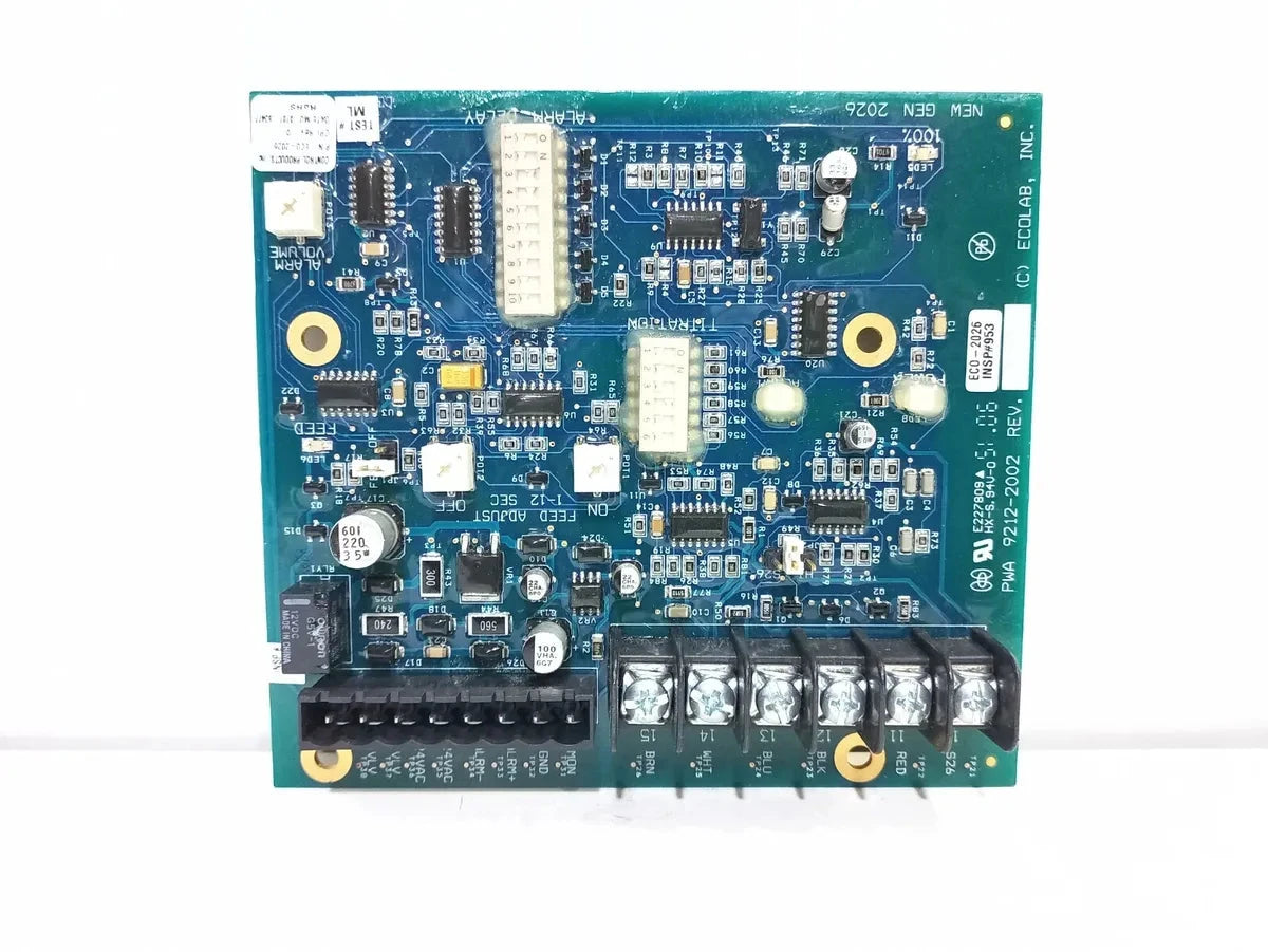 ECOLAB PCB CARD - PWA 9212-2002 | Ecolab