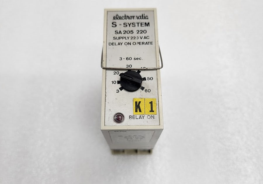 ELECTROMATIC S-SYSTEM DELAY ON OPERATE 205 220 220V AC AG606 | ELECTROMATIC Main image