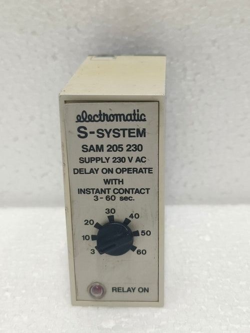 Electromatic S-System AG615 Delay Relay - 230V AC Timing-Ram Automations