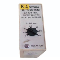 ELECTROMATIC S-SYSTEM SA 220 DELAY ON OPERATE RELAY AG618 | ELECTROMATIC