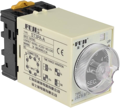 Fuji Electric ST3PA-A Electronic Time Relay - 0-5 Second Range-Ram Automations