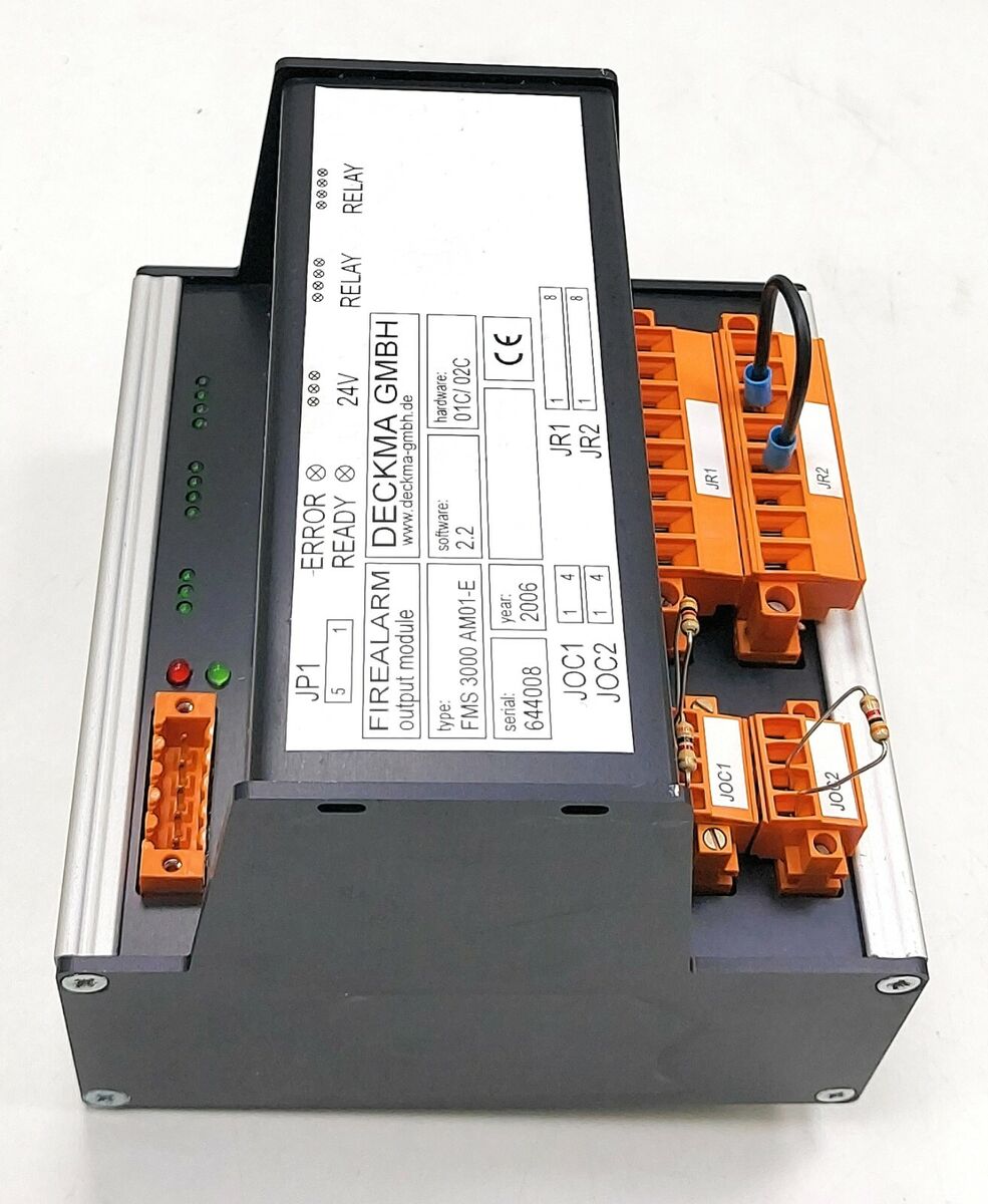 Enhance Fire Safety with DECKMA FMS 3000 AFM01-E7 Fire Alarm Fire Loop Module Main image