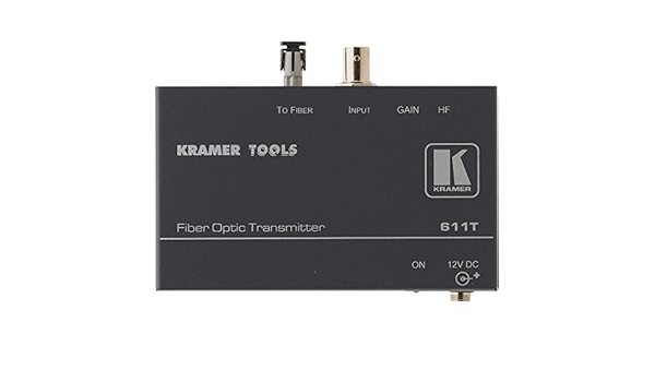 Fiber Optic Transmitter 12VDC Kramer 611T