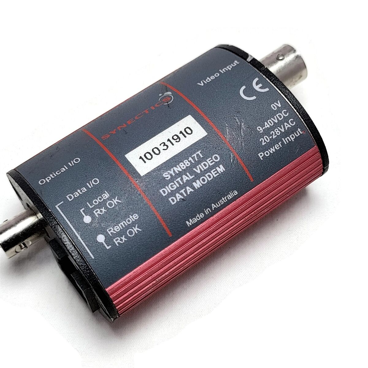 Fibre Optic Video/Data Modem SYN8817T | Synectics Main image