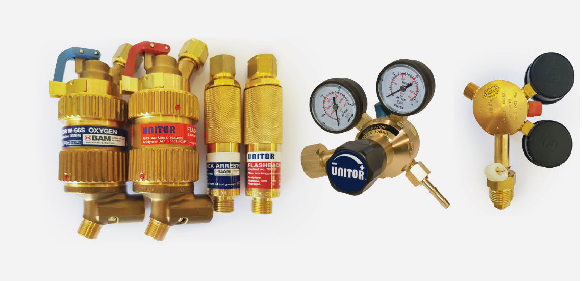 Flashback Arrestor Acetylene Pressure Regulator | Unitor Main image