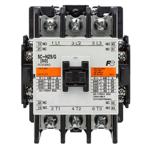 Fuji Electric SC-N2S Electric Contactor – 80A, 200V-Ram Automations