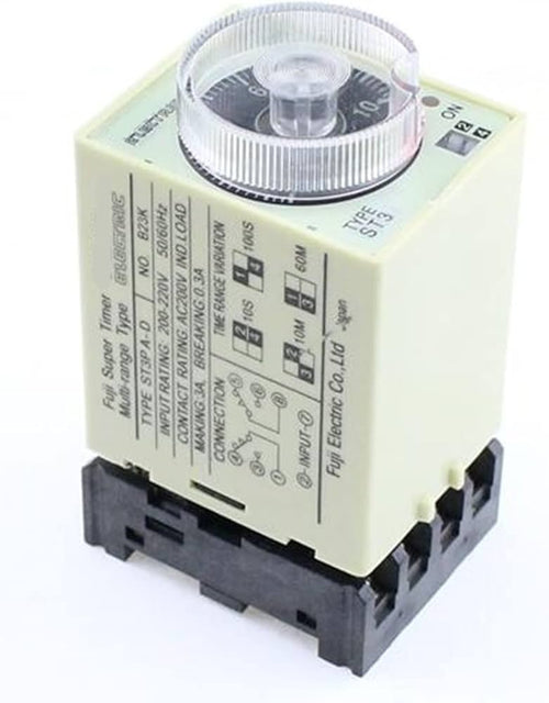Fuji Electric St3Pa-G 4M Time Relay – 0-4 Minute Range-Ram Automations