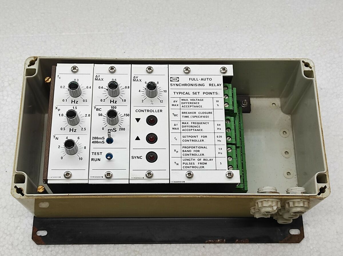 Full-Auto Synchronising Relay Deif 1114320007B Main image
