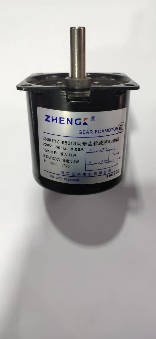 Zheng Gear-box Motor Zga60Fhh - 24V DC Motor 60 RPM-Ram Automations