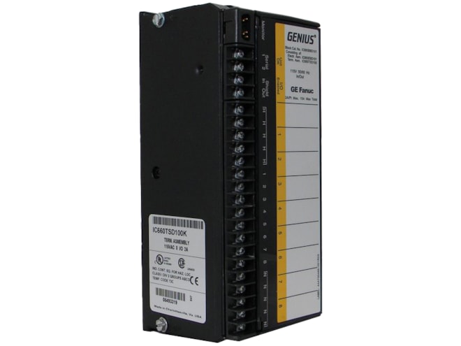Genius IC660BBD021 RTD Input Blocks - Electrical Parts