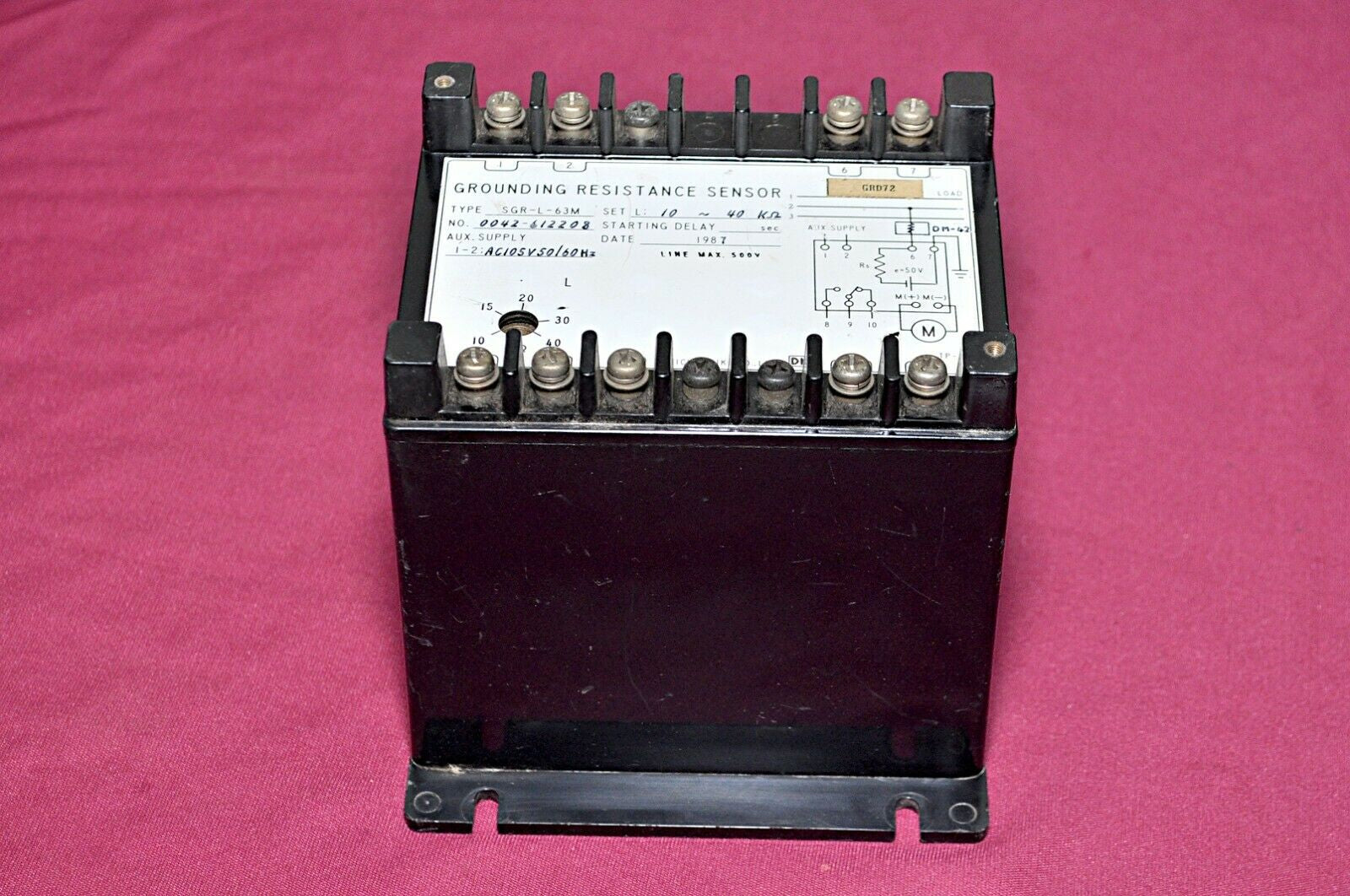Grounding Resist. Sensors | DAIICHI SGR, DM-42, LMK Series