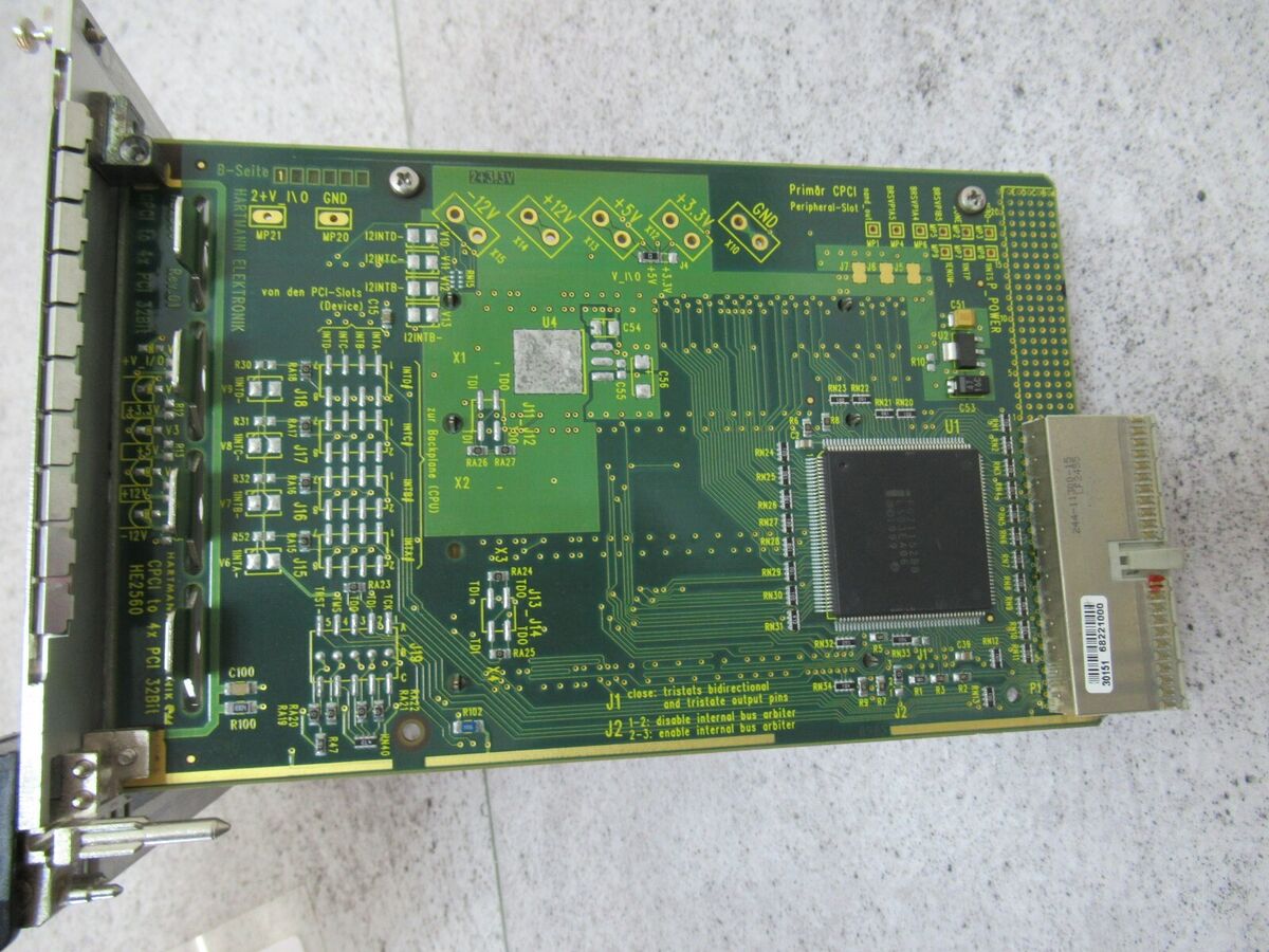 HARTMANN ELEKTRONIK CPCI TO 4x PCI 32BIT HE2560 BOARD | HARTMANN