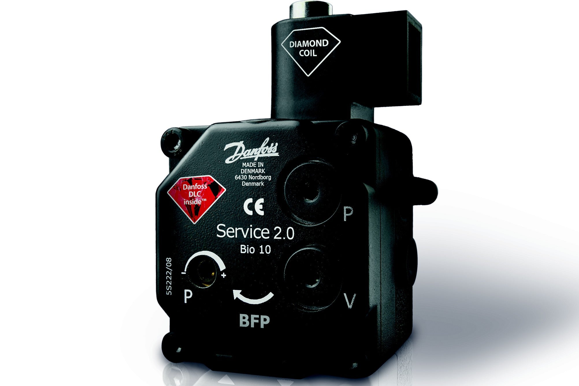 High Performance Danfoss RSH 32 070-7300 Oil Pump paired with Atlas Copco LZB22A036-11 Vane Motor