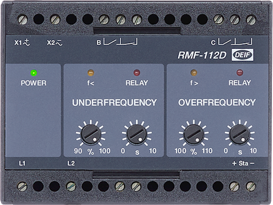 High Performance DEIF RMF112D Frequency Relay for Reliable Operations