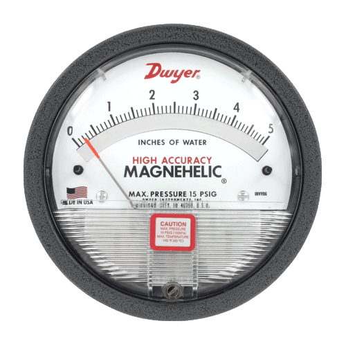 Dwyer 2000 Series Magnehelic Gauge - Differential Pressure Monitor-Ram Automations