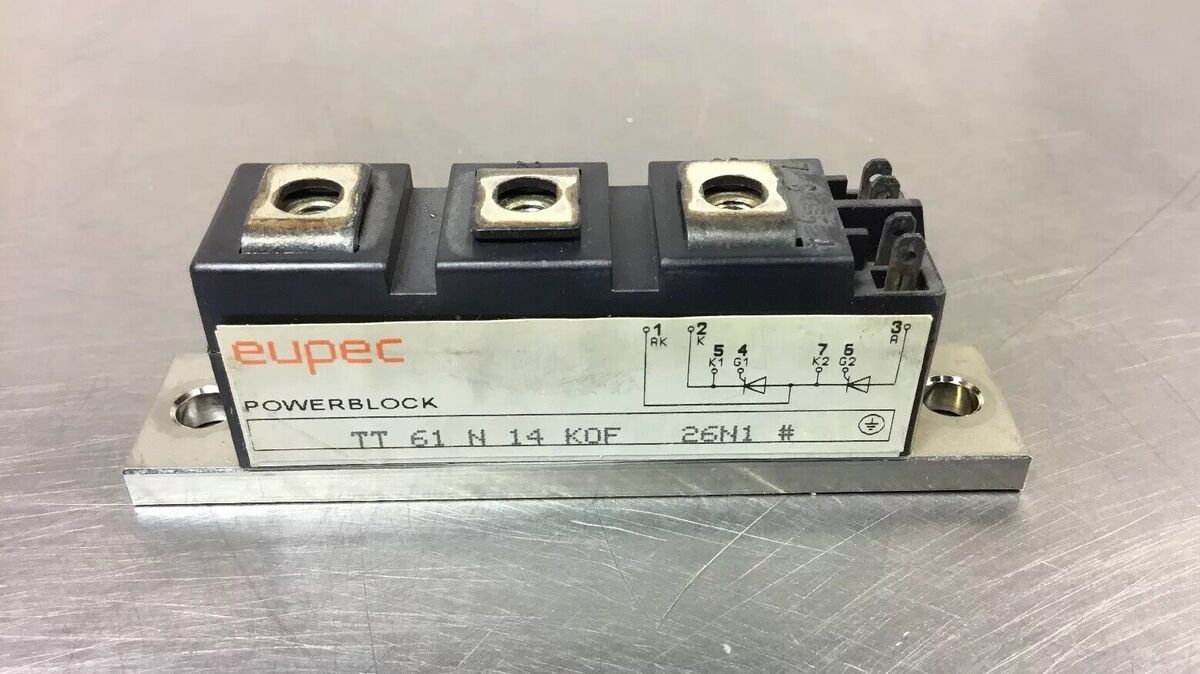 High Performance EUPEC Powerblock Thyristor Module TT25N14LOF17J9