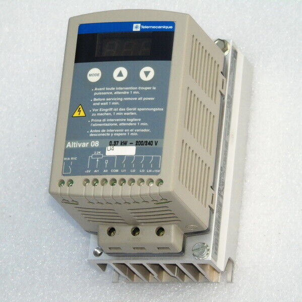 Telemecanique Altivar 08 ATV08HU09M2 Inverter – High Performance-Ram Automations