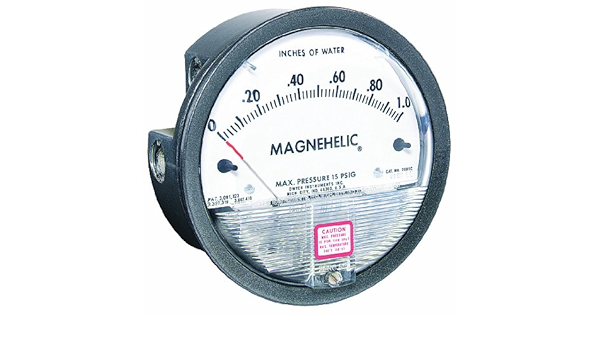 High Precision Dwyer 2000-25MM Magnehelic Gauge for Accurate Differential Pressure Measurement