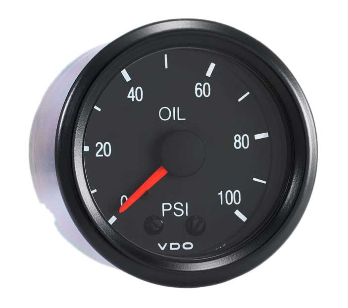 High Quality VDO 350 030 003 International Engine Oil Pressure Gauge - 0 to 5 Bar Main image