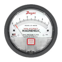 High Performance Dwyer 2000 Series Magnehelic Differential Pressure Gauge - Ram Automations