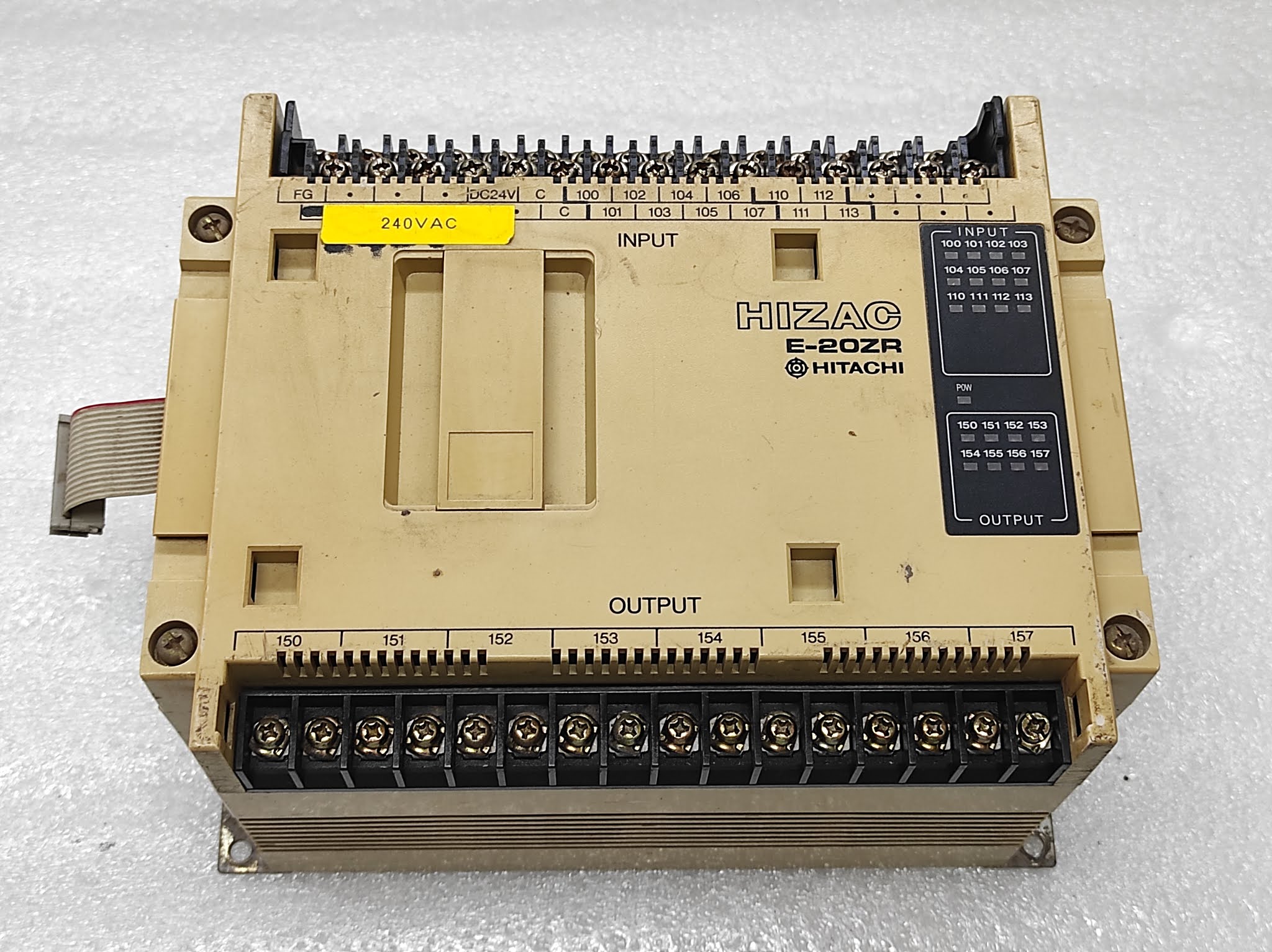 HITACHI HIZAC E-40HR Programmable Controller AG326 | HITACHI Main image