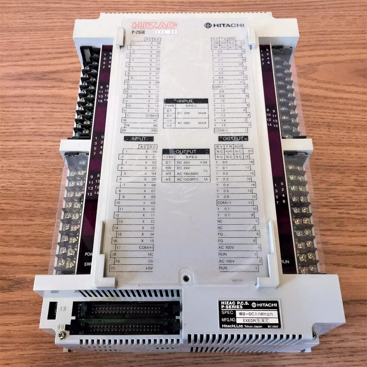 HITACHI HIZAC P-250E EXE DT PROGRAMMER CONTROLLER AG325 | HITACHI