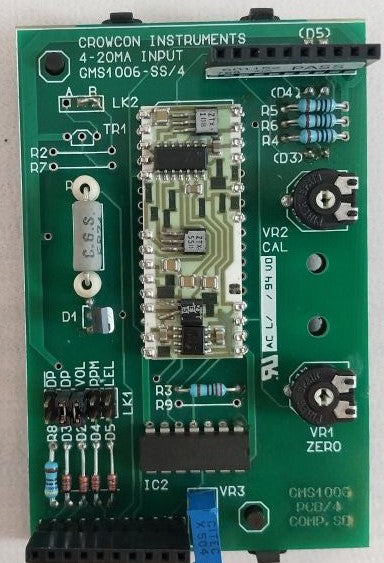 Input PCB Card Crowcon GMS1006-SS/4 4-20mA | Crowcon