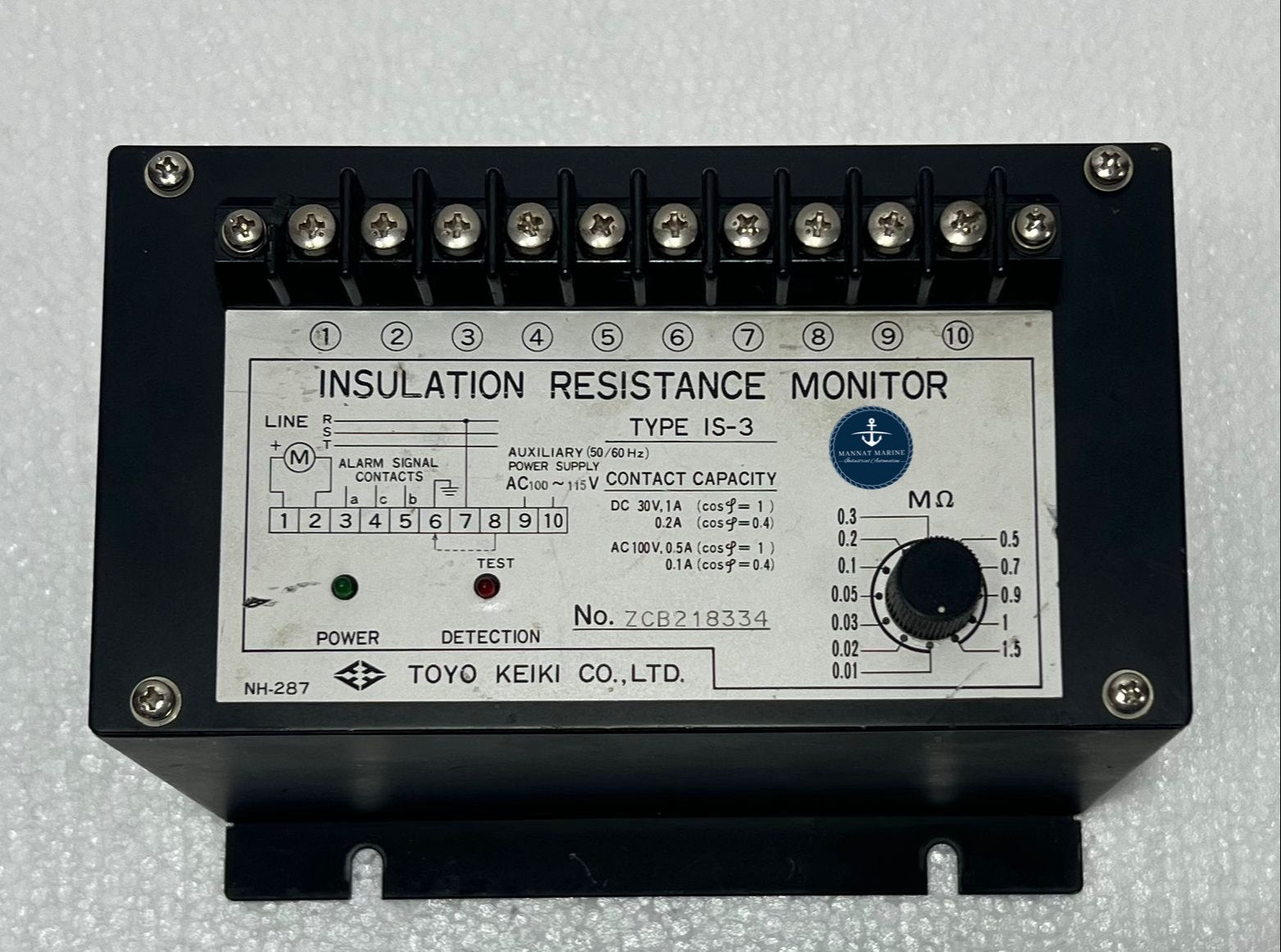Insulation Resistance Monitor Toyo Keiki IS3 AC100~115V | Toyo Keiki Main image