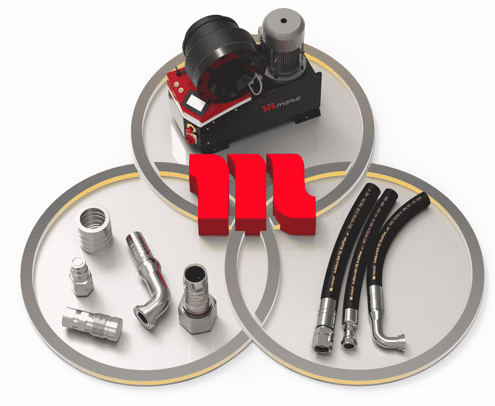 Manuli Hydraulics H MS902512S Hydraulic Hose - High-Pressure Performance