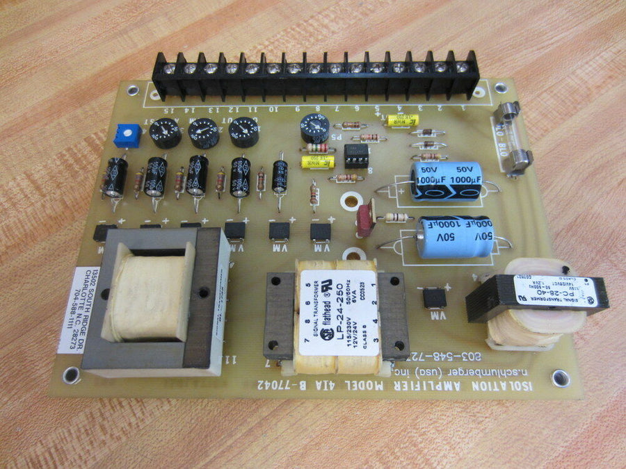 Isolation Amp Schematic - Doc 10457 - Signal Integrity Solution-Ram Automations