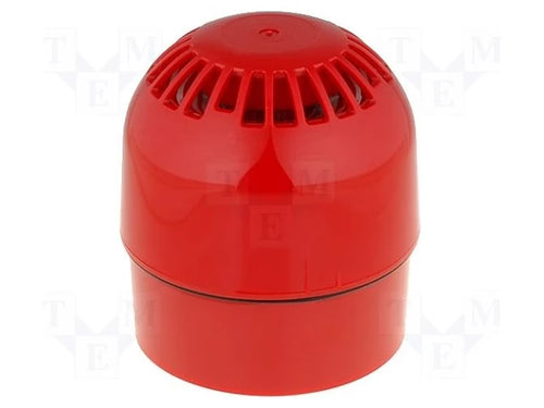 Klaxon Sonos 18-980451 Red Sounder - 9-60Vdc Alarm-Ram Automations