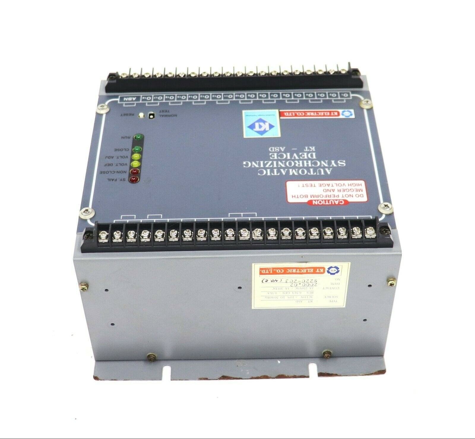 KT Electric KT-ASD Automatic Synchronizing Device for Efficient Power Management Main image