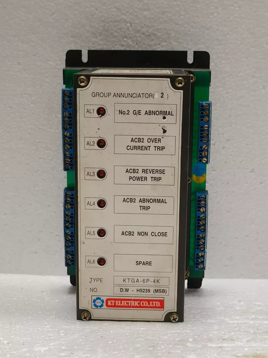KT Eletric KTGA-6P-4K Group Annunciator for Efficient Monitoring Main image