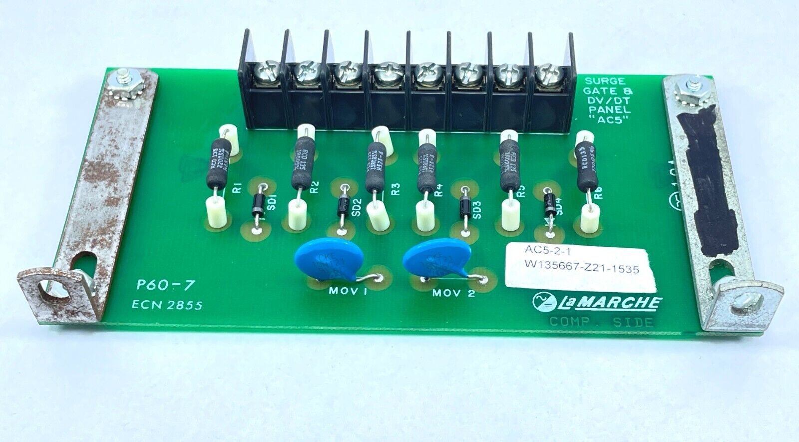 LAMARCHE P60-7 Surge & DVDT Panel AC5 AC5-2-2 Power Systems Main image