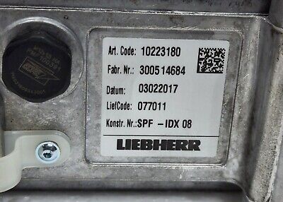 LIEBHERR PME1 STEUERRECHNER MCC AG405 | LIEBHERR