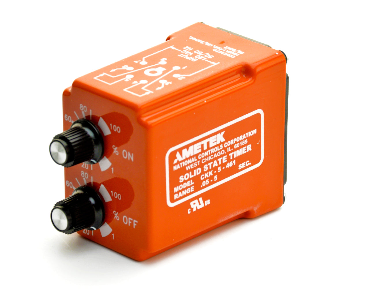 LK-NES 601A0400 Adjustable Time Delay Relay with 5-25 Second Timing Main image