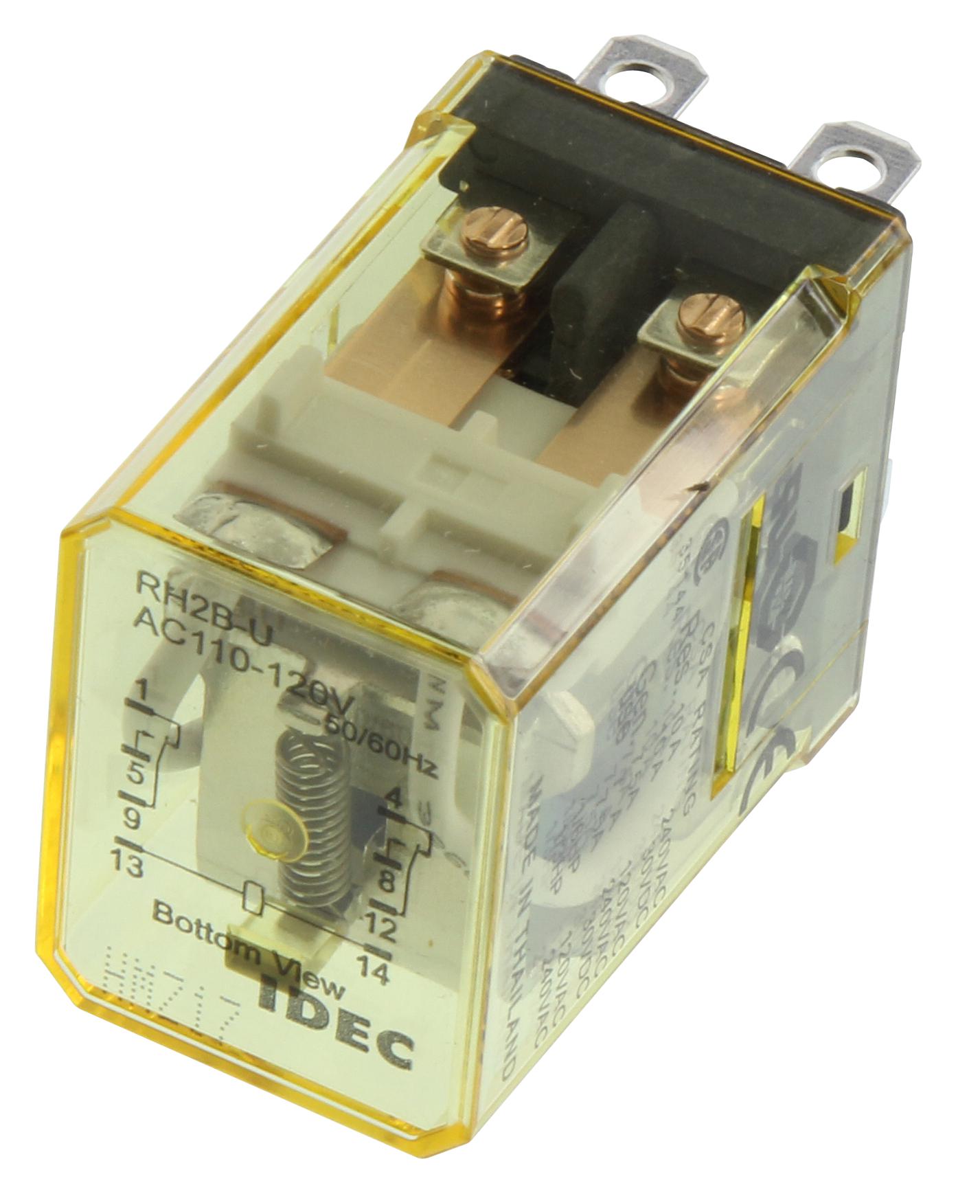 Lot Of 5X Idec Rh2B-u Power Relay Dc110V | Idec Main image