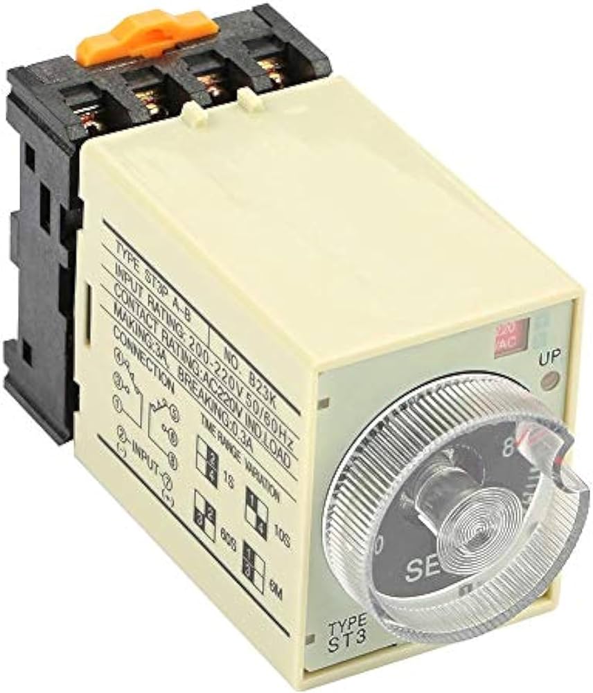 LOUMRN ST3PA-B Time Relay - Industrial Timer for Automation-Ram Automations
