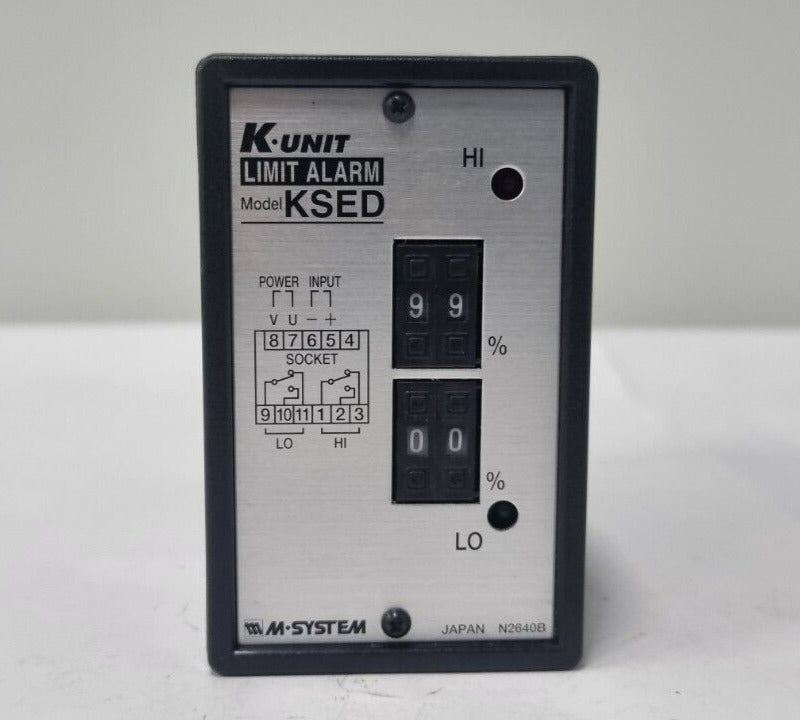 M-System KSED-A1-L3 K-Unit Limit Alarm for Effective Monitoring