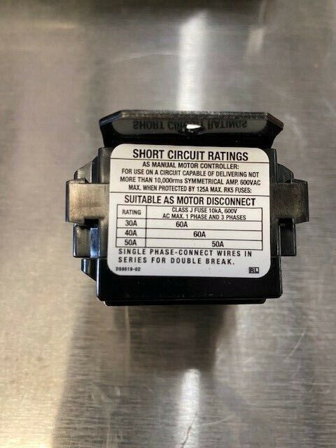 Manual Motor Controller Switch 40003MDCF | Bryant