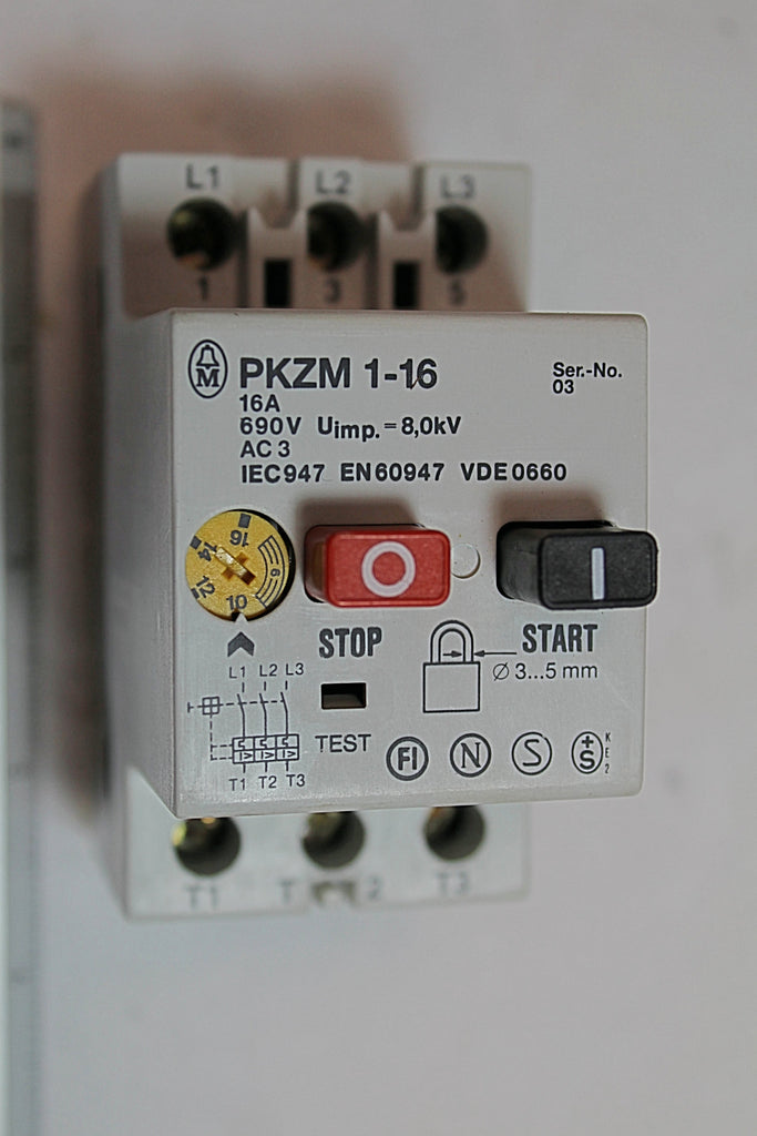 Manual Motor Starter PKZM 1-16 | Klockner Moeller