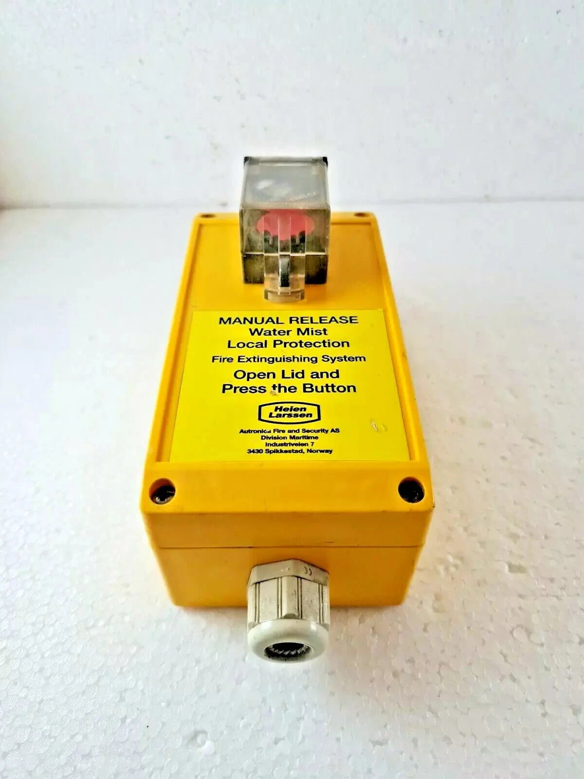 Manual Water Mist Release - Autronica Fire | AUTRONICA Main image