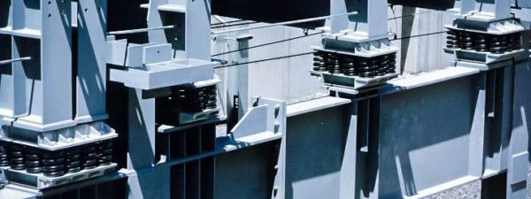 Mason Industries C-b-1000 equipment showing heavy-duty vibration isolation springs and structural components Main image