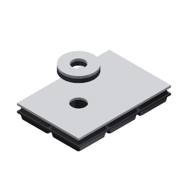 Mason Industries Wmsw6x6 Rubber Vibration Isolation Pad for Effective Equipment Support Main image