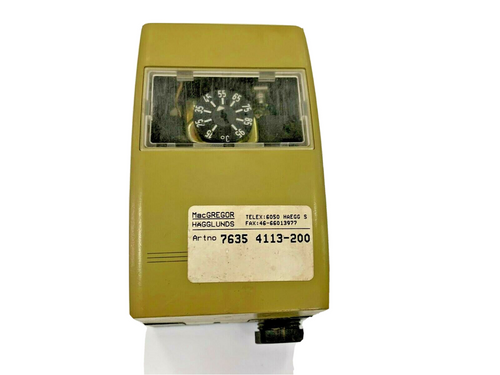 MEC Gregor 7635 4113-200 Thermostat Control – Reliable Temperature Regulation-Ram Automations