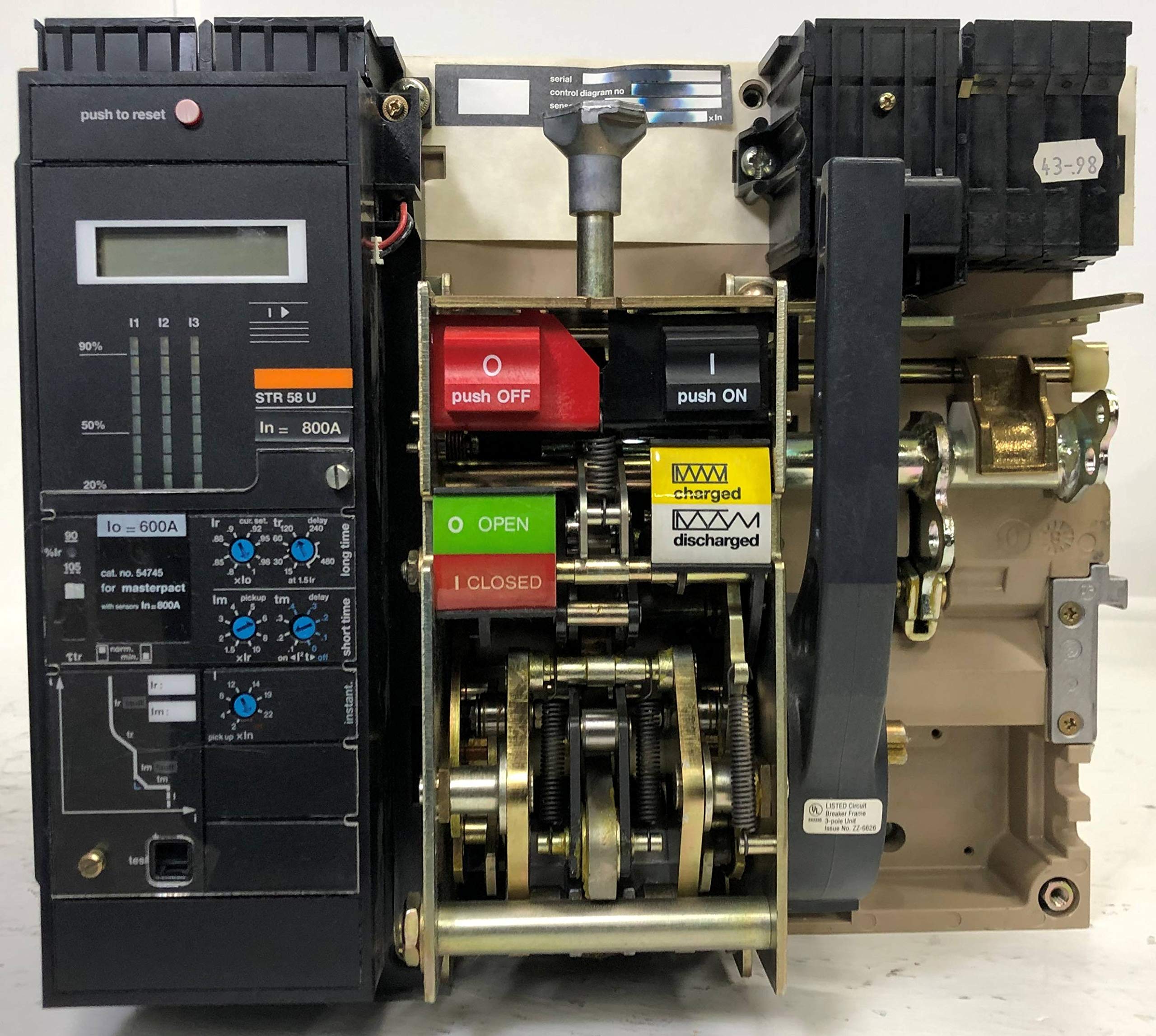MERLIN GERIN MASTERPACT M16N1 Teardown AG181 | MERLIN GERIN
