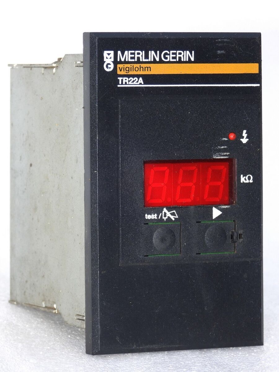 MERLIN GERIN VIGILOHM TR22A INSULATION MONITORING DEVICE AG109 | MERLIN GERIN Main image