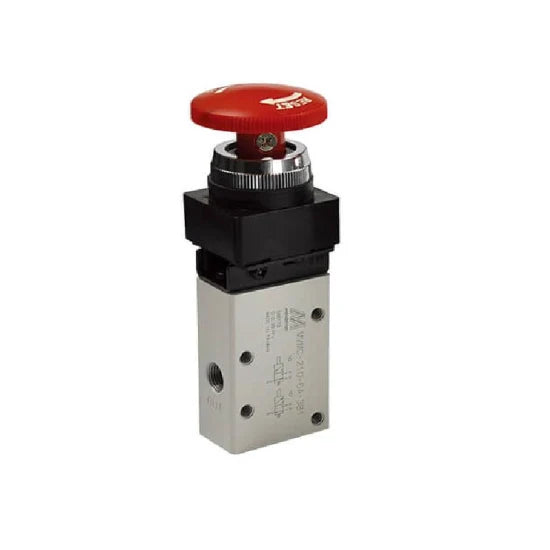 MINDMAN MVMC-210-6A-3PB Palm Push Button Valve