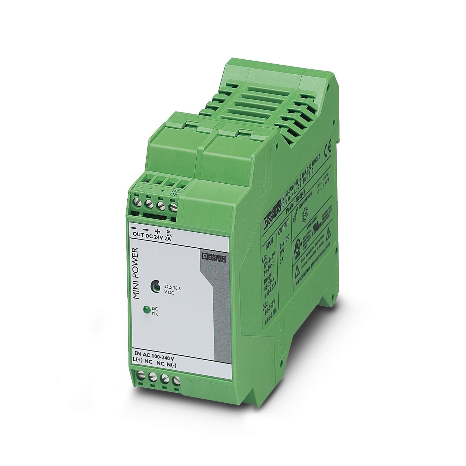 Mini-ps-100-240AC24DC1 Power Supply Unit | Phoenix Contact Main image